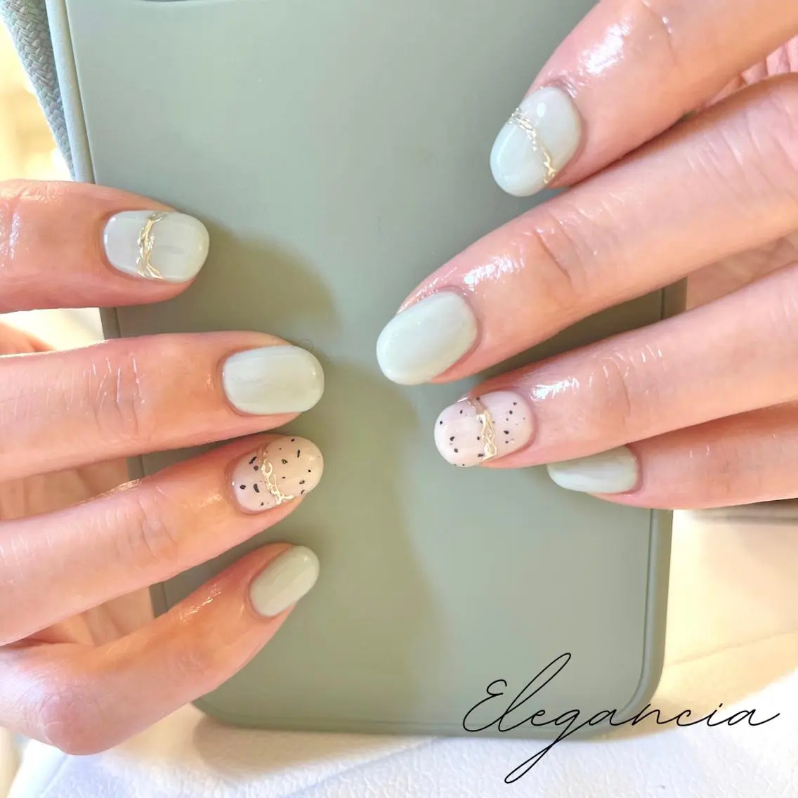 カラー ネイル ハンドネイル Elegancia. Hiromiのネイルデザイン