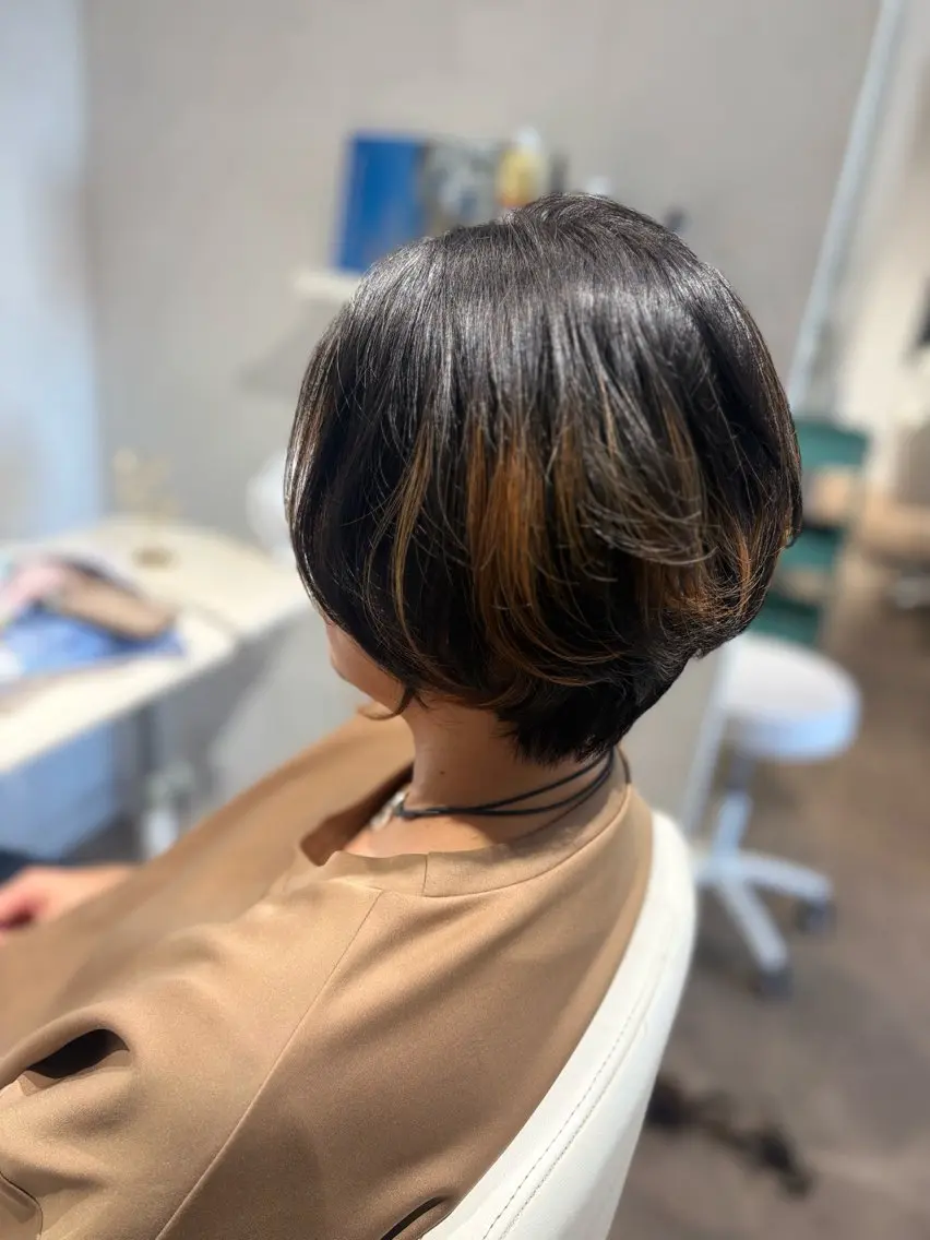 ショート ハンサムショート ショートヘア カット MASUMI hair&spaのヘアスタイル