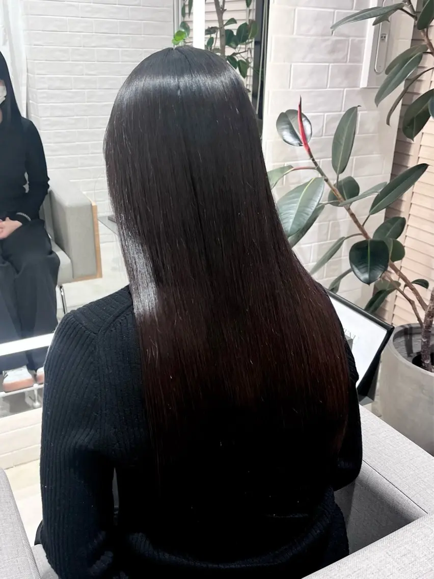 ロング カラー パーマ 縮毛矯正 トリートメント stair:case 💖大類舞衣子💖のヘアスタイル