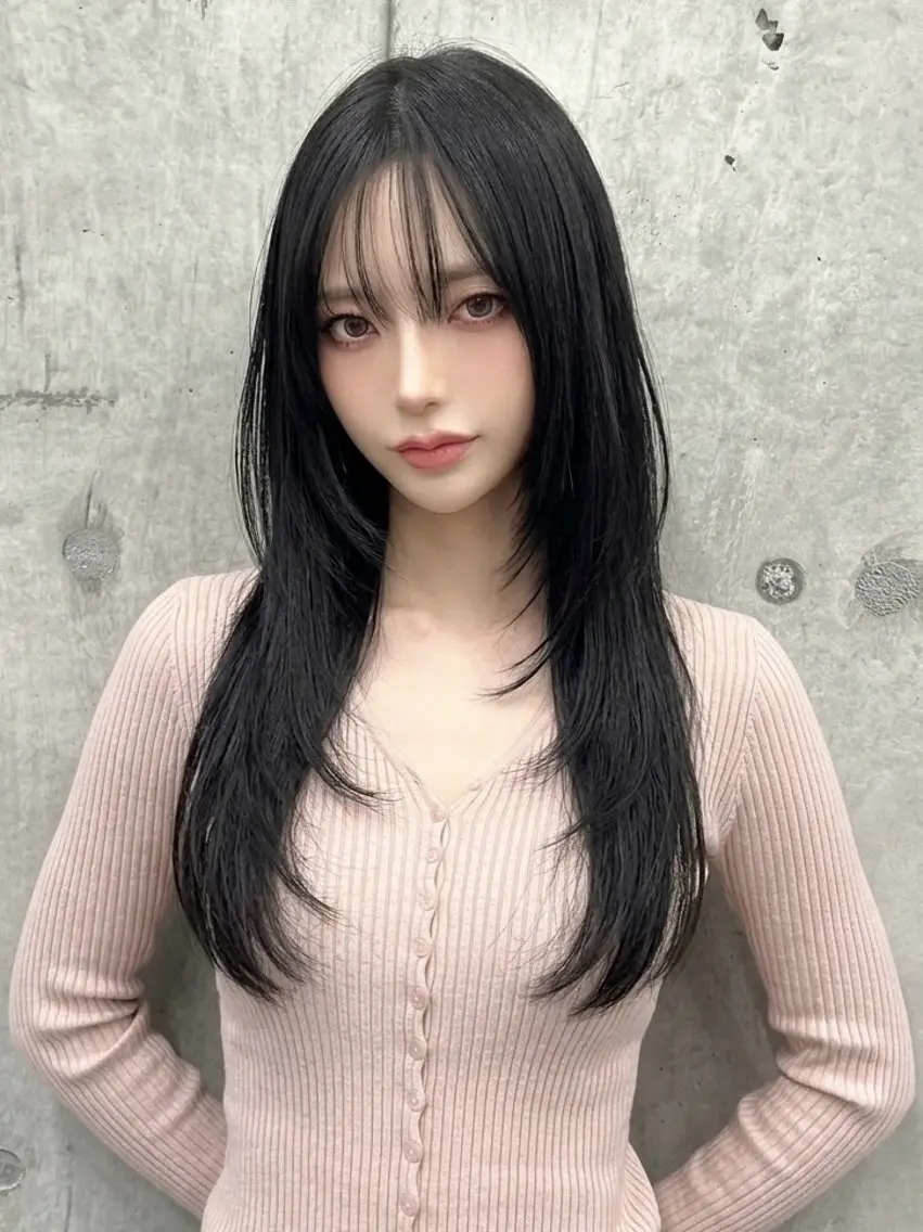 【次世代髪質改善】プレミアムケアカラー+高濃度水素トリートメントの写真