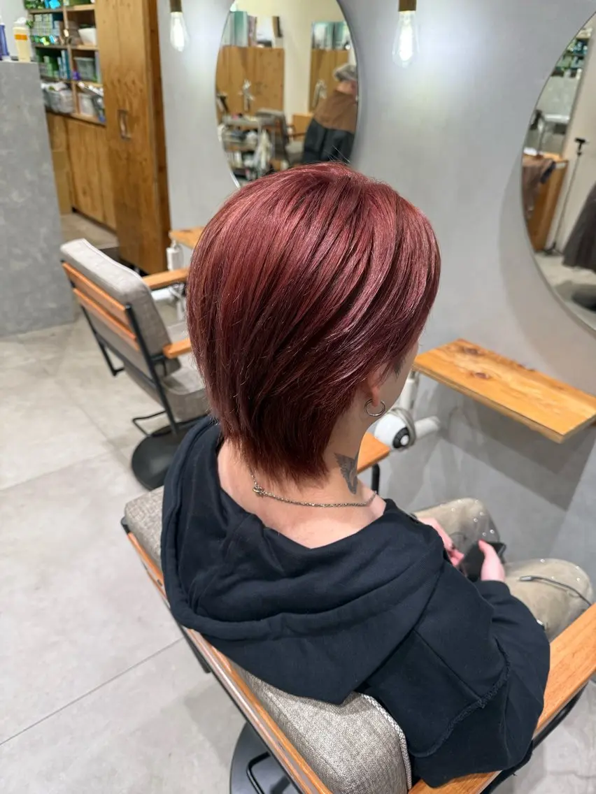 メンズ ヘアカラー 松平 拓巳のヘアスタイル