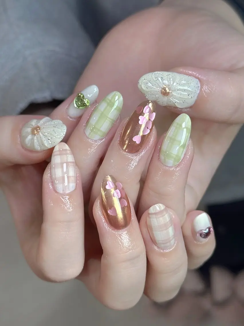 ネイル アートネイル ハンドネイル Dark honey スカルプ専門原宿店のネイルデザイン