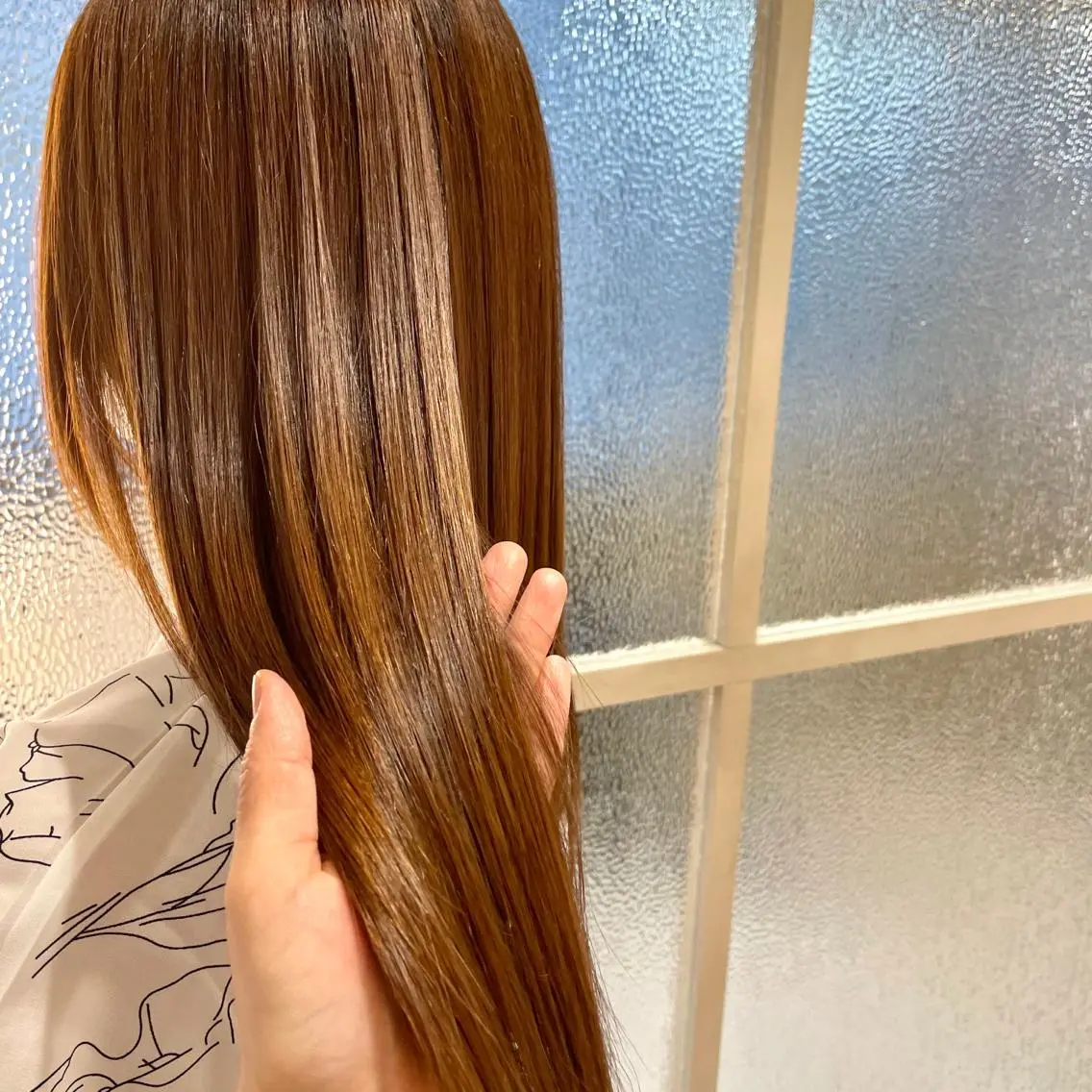 ロング 縮毛矯正 トリートメント モデルさん募集中IT byALBUM八王子のヘアスタイル