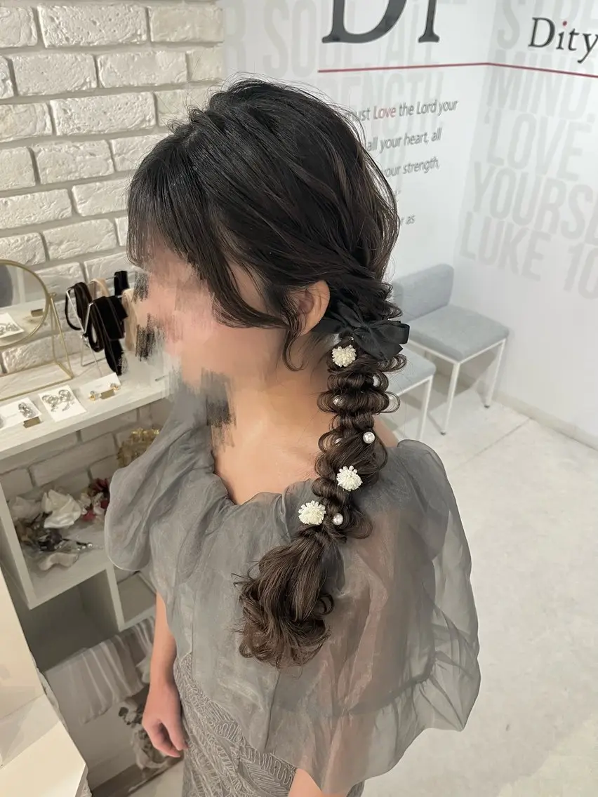 ロング SAKURA/ ヘア セットモデル募集のヘアスタイル