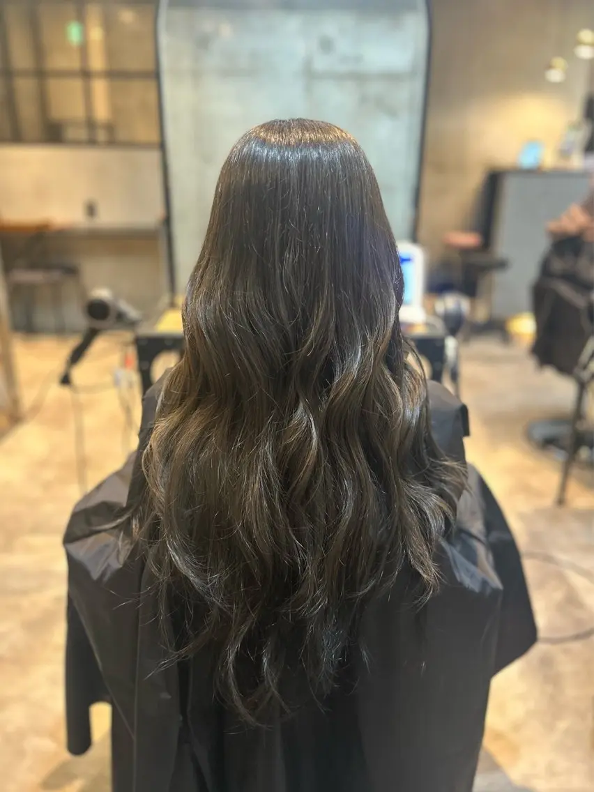 ロング 韓国風ヘア 手嶋 杏梨のヘアスタイル