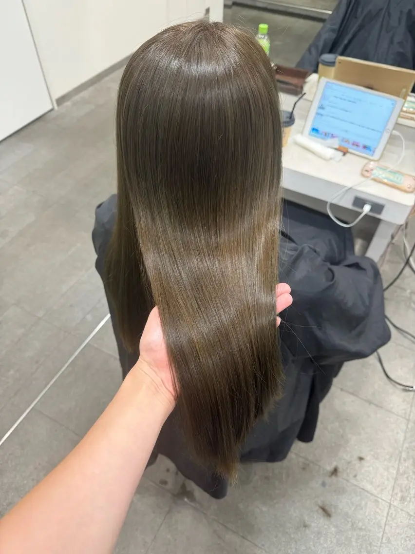 🌈プレミアム髪質改善カラー➕最高級スムーストリートメントの写真