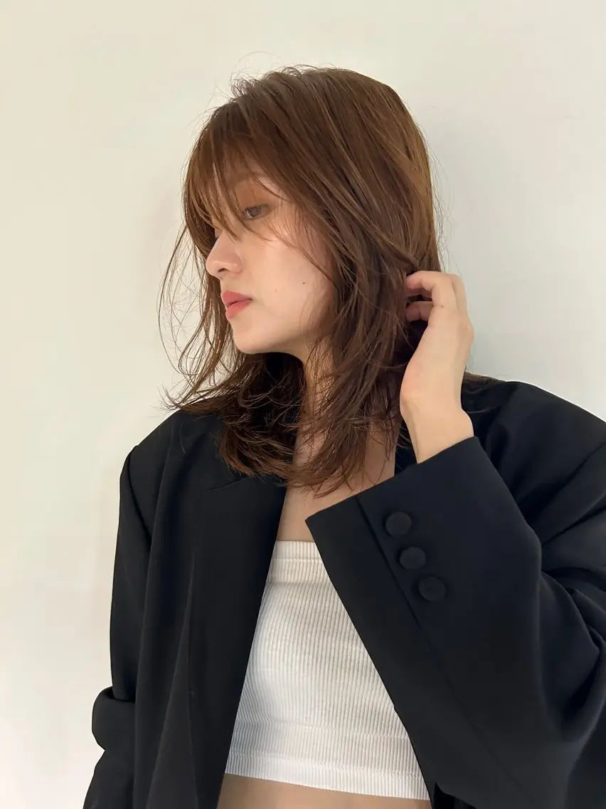 【お出かけ前に♡】巻き髪セット+前髪カットの写真