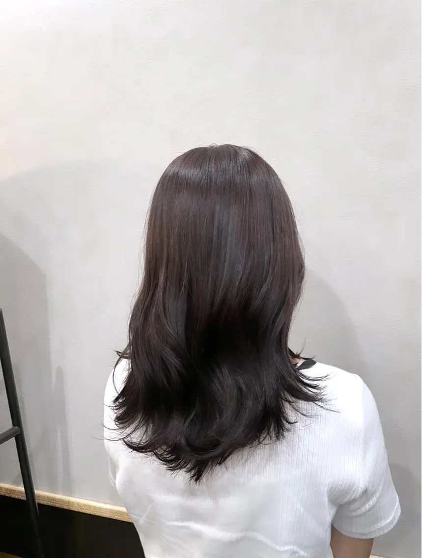 ミディアム カラー ヘアカラー トリートメント 柔らかhair🤍 Rinaのヘアスタイル