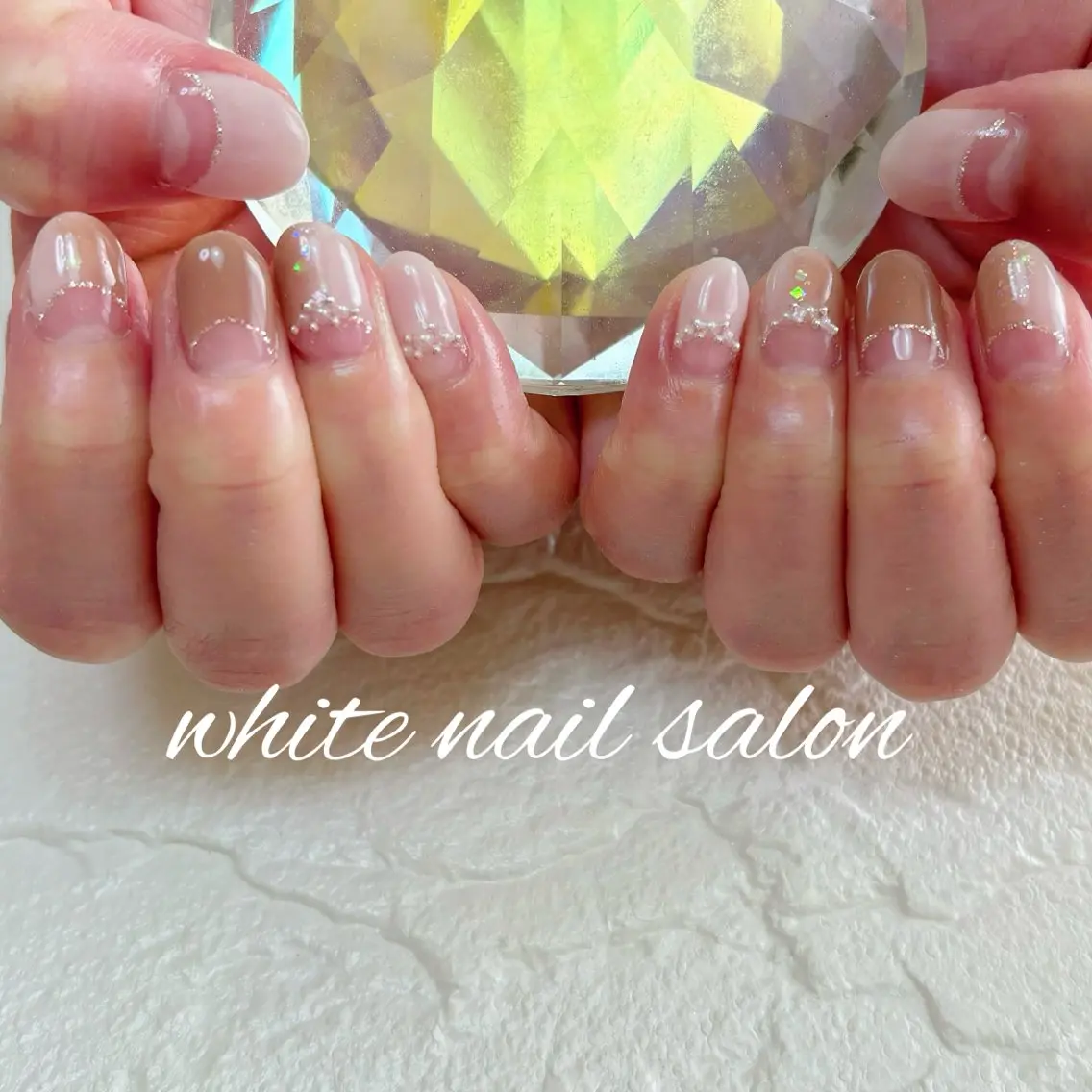 ネイル フットネイル ハンドネイル white nail salonのネイルデザイン