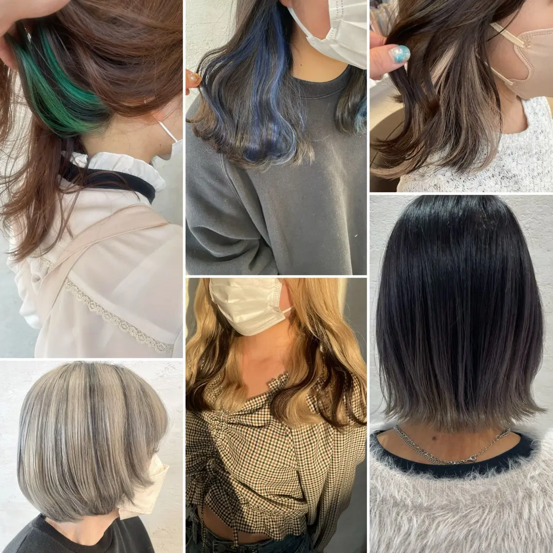 カラー ヘアアレンジ YUI𓍯エクステ /ニュアンスカラーのヘアスタイル
