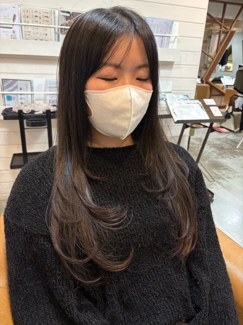 【レディース限定✨】レイヤー➕シャンプー・ブローの写真