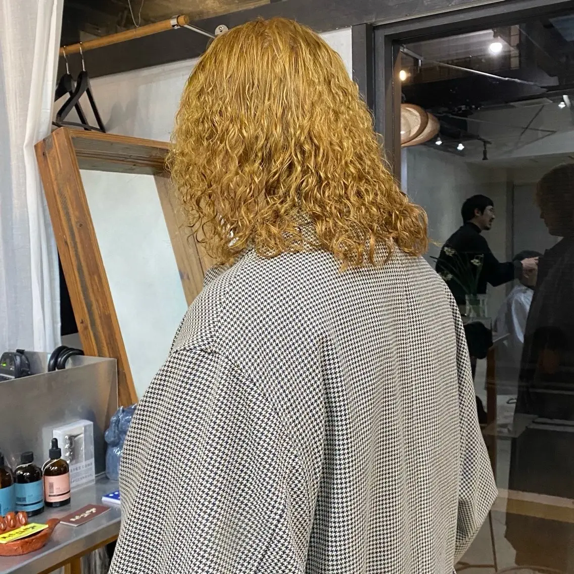 ミディアム カラー ベージュカラー ダブルカラー カラーモデル fon▶山田 悠華のヘアスタイル