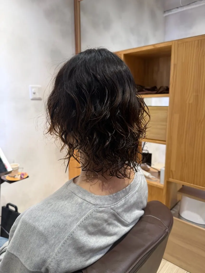 ✨昇格試験モデル✨レディースカット＋パーマの写真