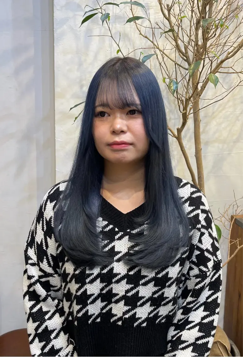 ロング レイヤーカット まるた ゆうな /メンズカットのヘアスタイル