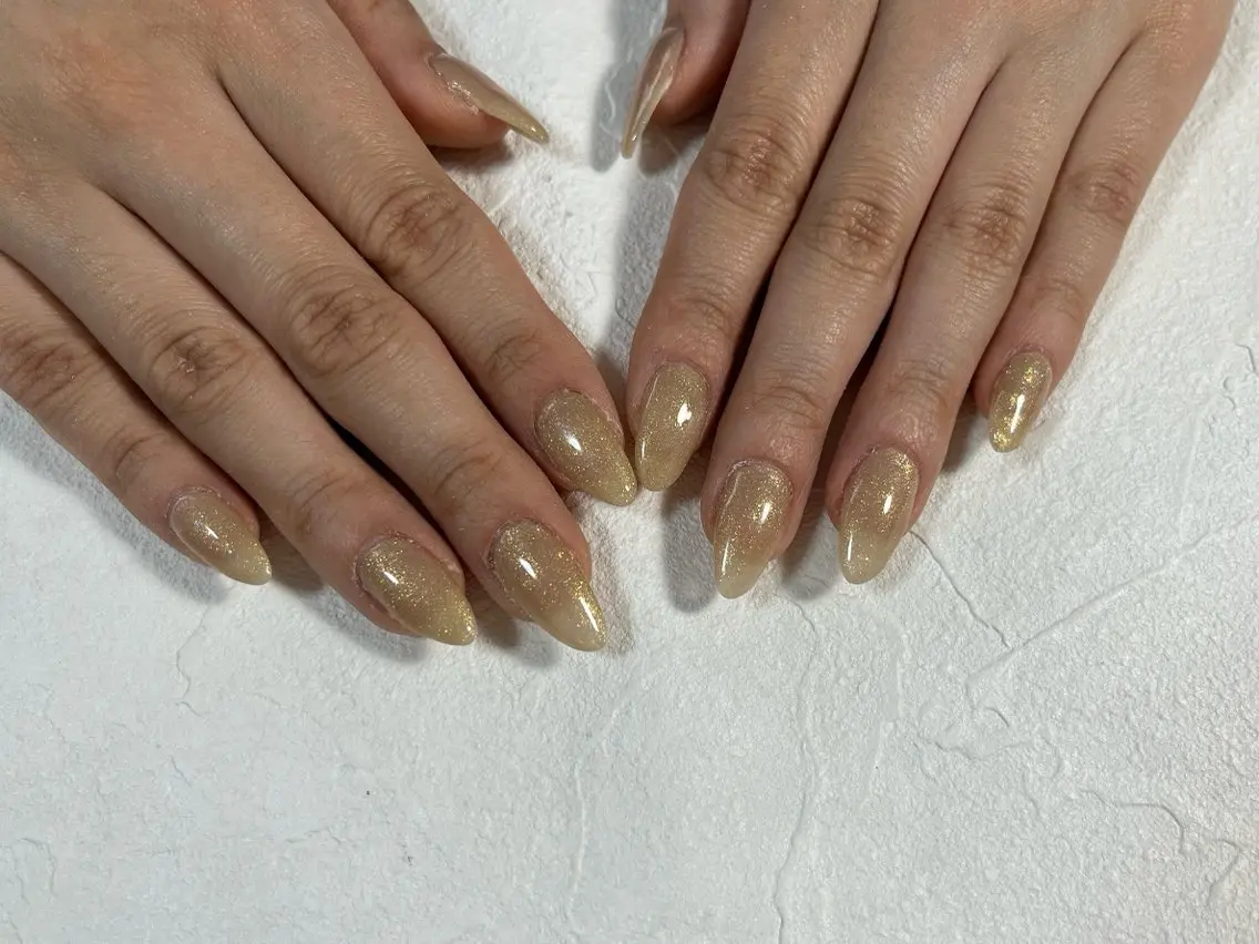 ネイル オーロラネイル フットネイル フレンチネイル ジェルネイル 韓国ネイル ハンドネイル kiki nail たまプラーザのネイルデザイン