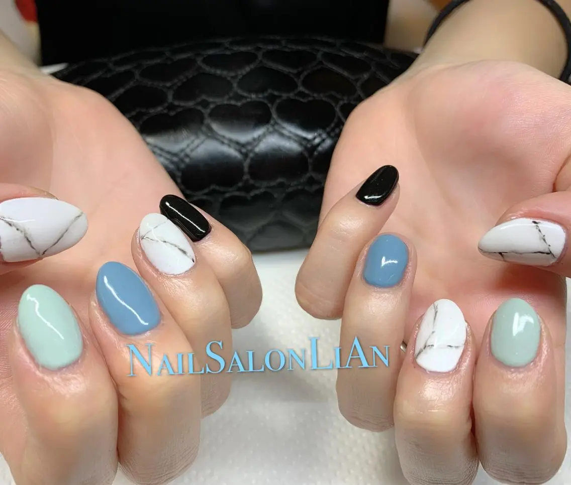 ネイル 持ち込み ハンドネイル NailSalon LiAnのネイルデザイン