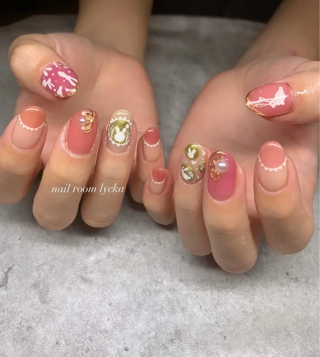 ネイル ネイルルームリッカ 𝐦𝐚𝐲𝐮のネイルデザイン