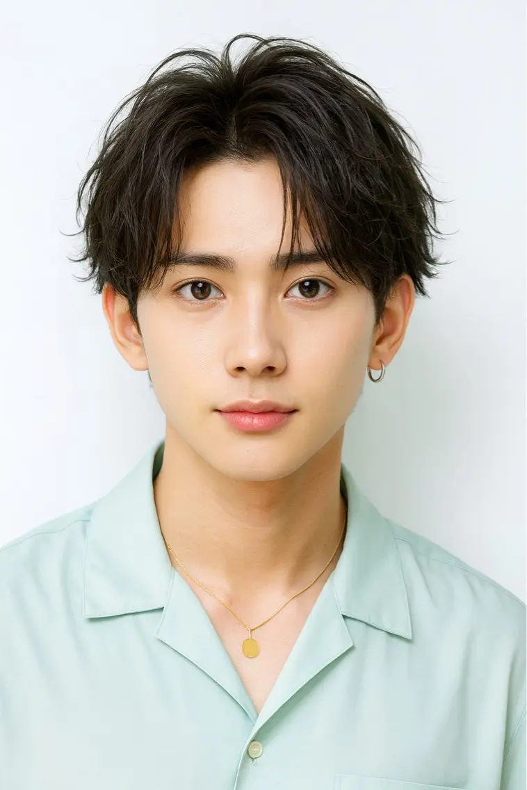 ショート カラー パーマ メンズ カット トリートメント Gain池下 レディースのヘアスタイル