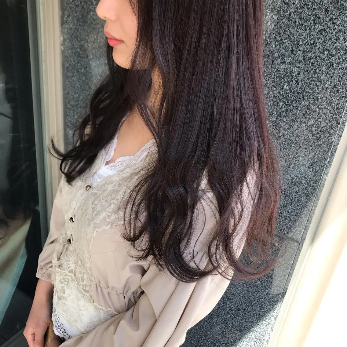 ロング カラー ブラウンカラー ラベンダーカラー ラベンダーピンク ピンクカラー ピンクブラウン YUI𓍯エクステ /ニュアンスカラーのヘアスタイル