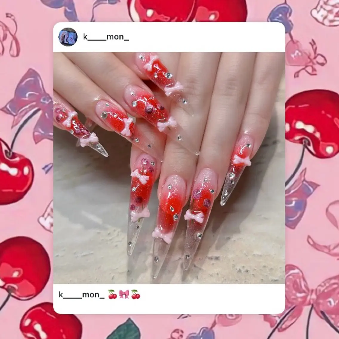 ネイル ハンドネイル 🍒 Karenのネイルデザイン