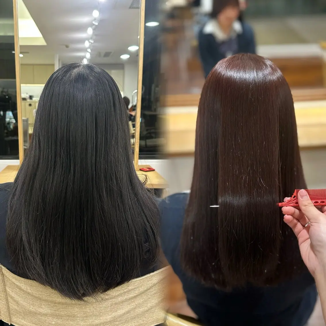 ロング カラー ヘアカラー 🩷仙台/暖色/ 艶カラー/えれな🩷のヘアスタイル
