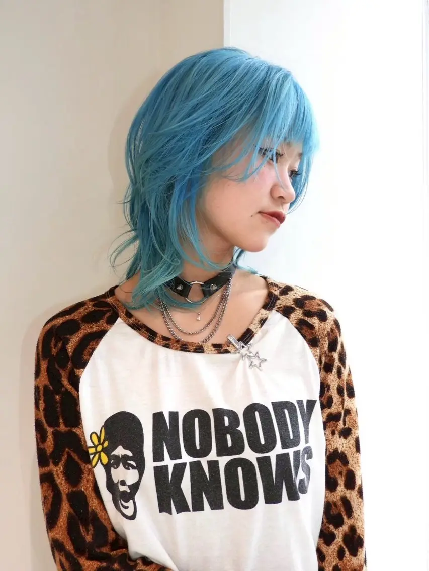 ミディアム HINATA🧚 カラー/ネイルのヘアスタイル