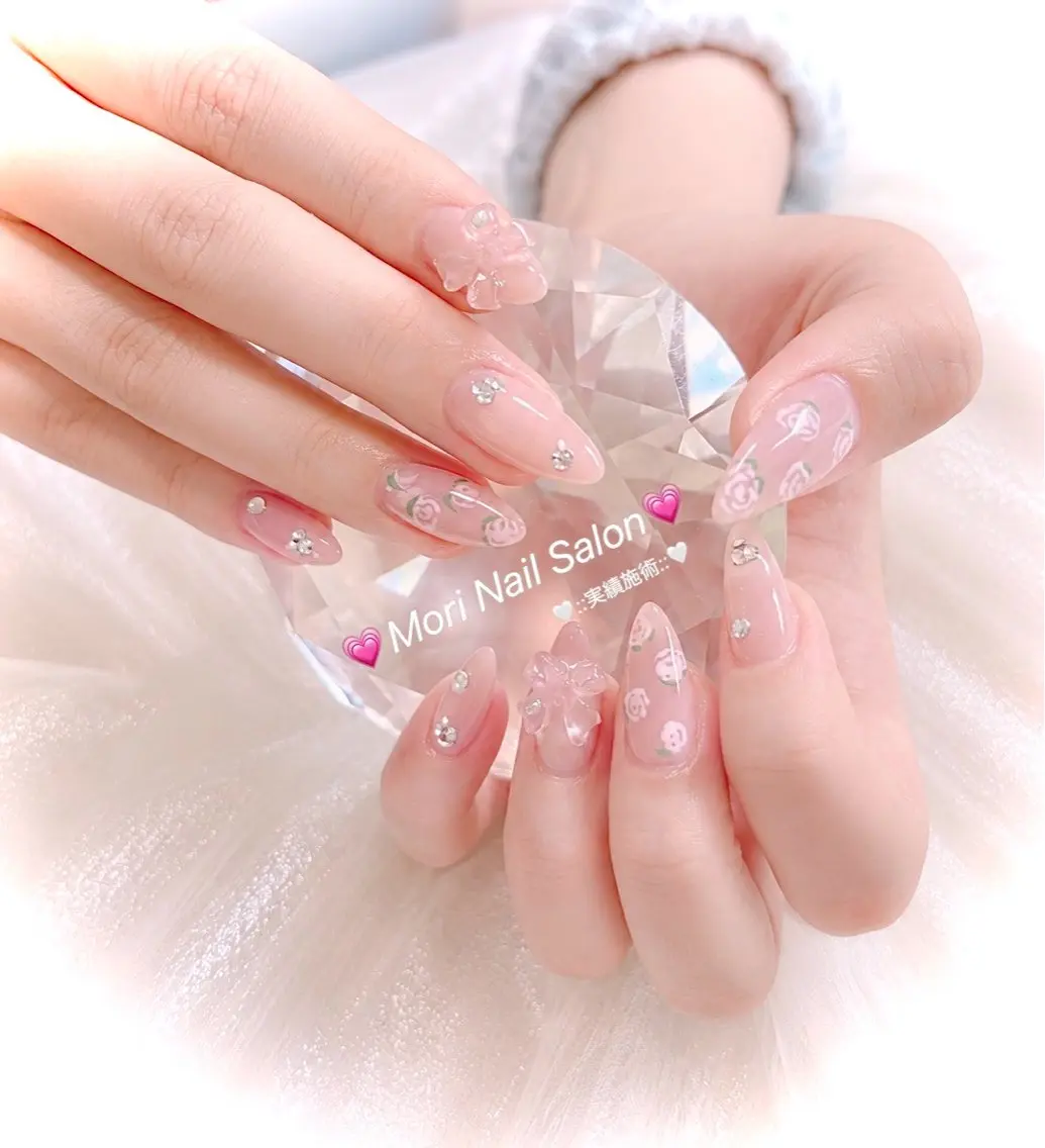 [トレンドネイル]💛🧡🤎スカルプ持ちサンプル「ADVANCE」／ロングフリ−デザイン「オフ込み」の写真