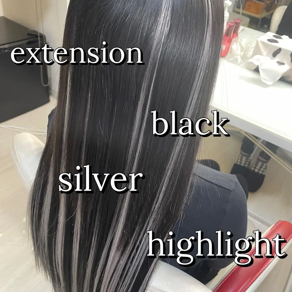 ロング ヘアアレンジ ハイライト エクステ 🫧ドレスアップ 南草津店🫧のヘアスタイル