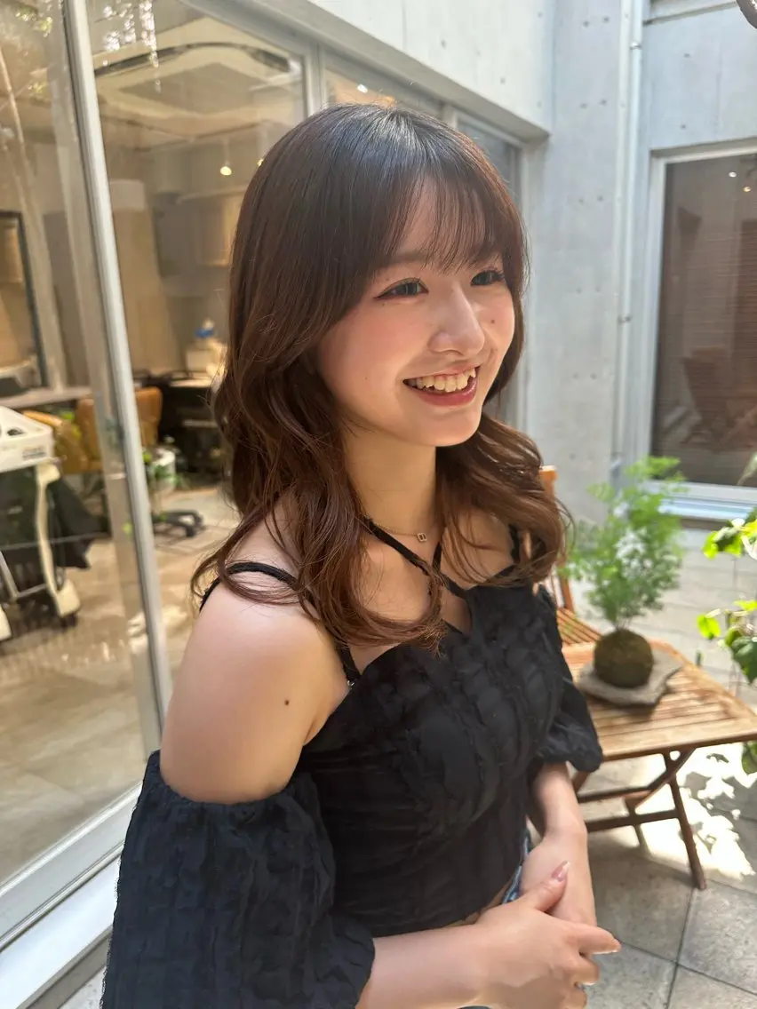 セミロング カラー カット ヘアカラー トリートメント 縮毛/髪質改善🌈 川井雄太のヘアスタイル