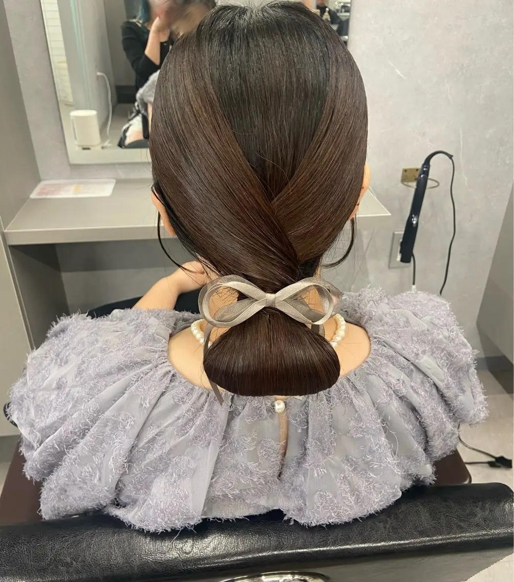 ロング ヘアセット 🪄ྀི Morita🩵ྀིのヘアスタイル