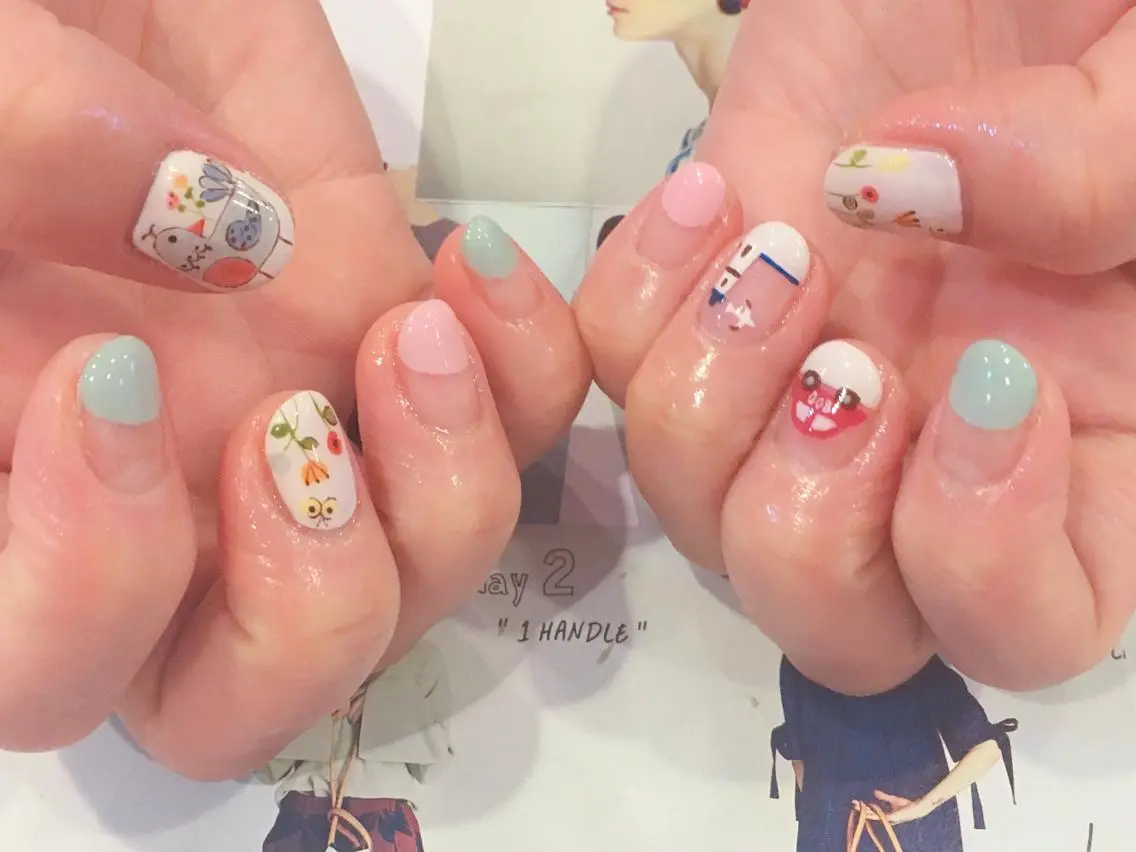 ネイル ハンドネイル にしぐち はるかのネイルデザイン