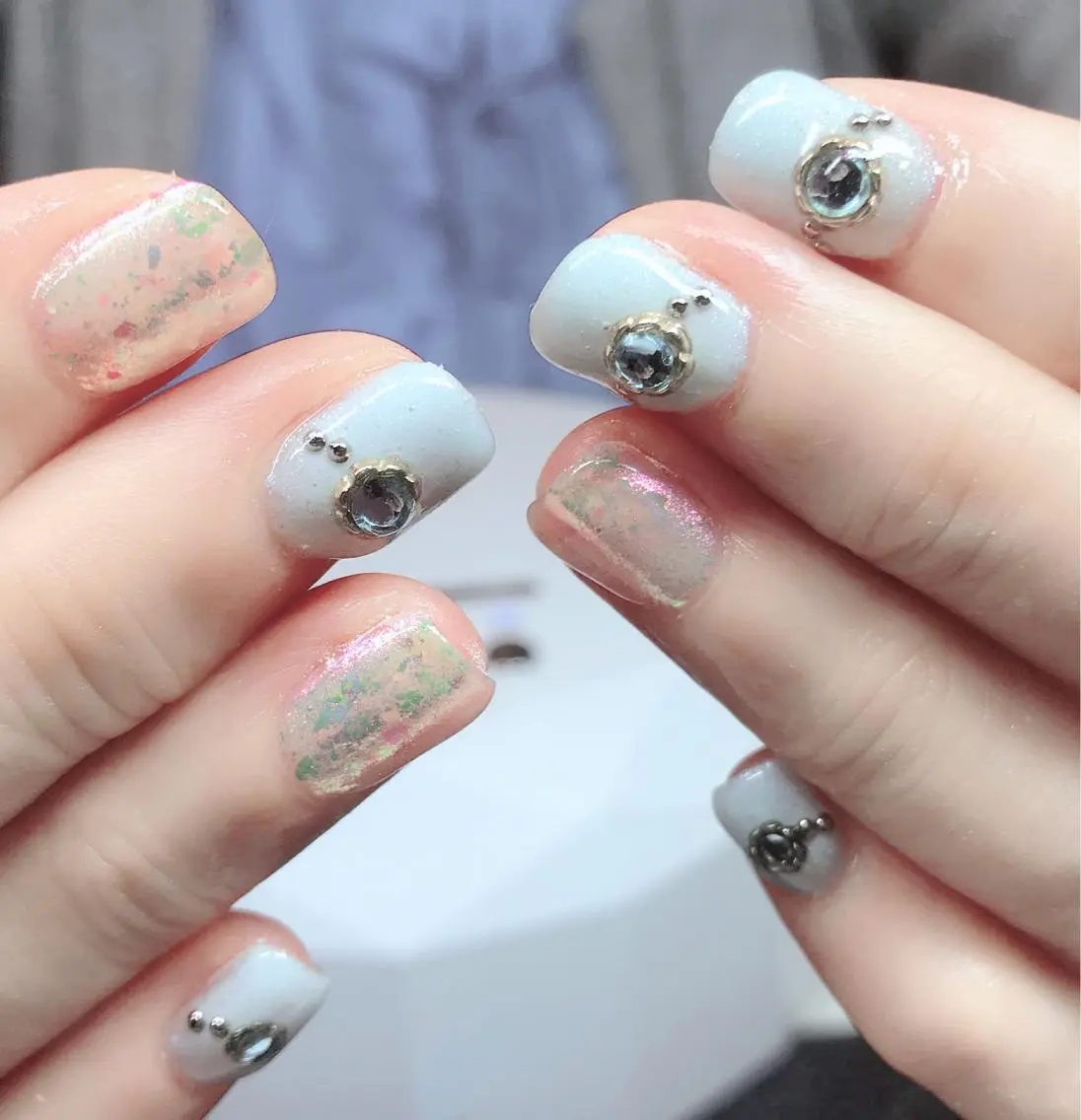 ネイル ニュアンスネイル🌈 MYU Nailsのネイルデザイン