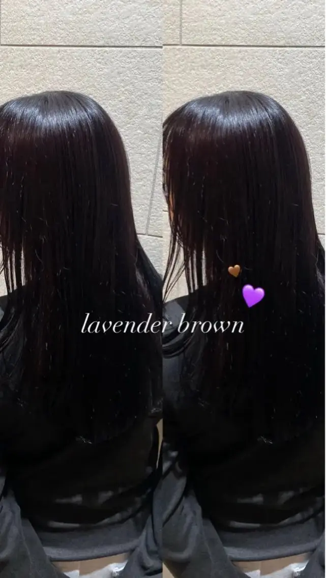 【肩下💜】🪽白髪染め🪽+2ステップトリートメント🫧の写真