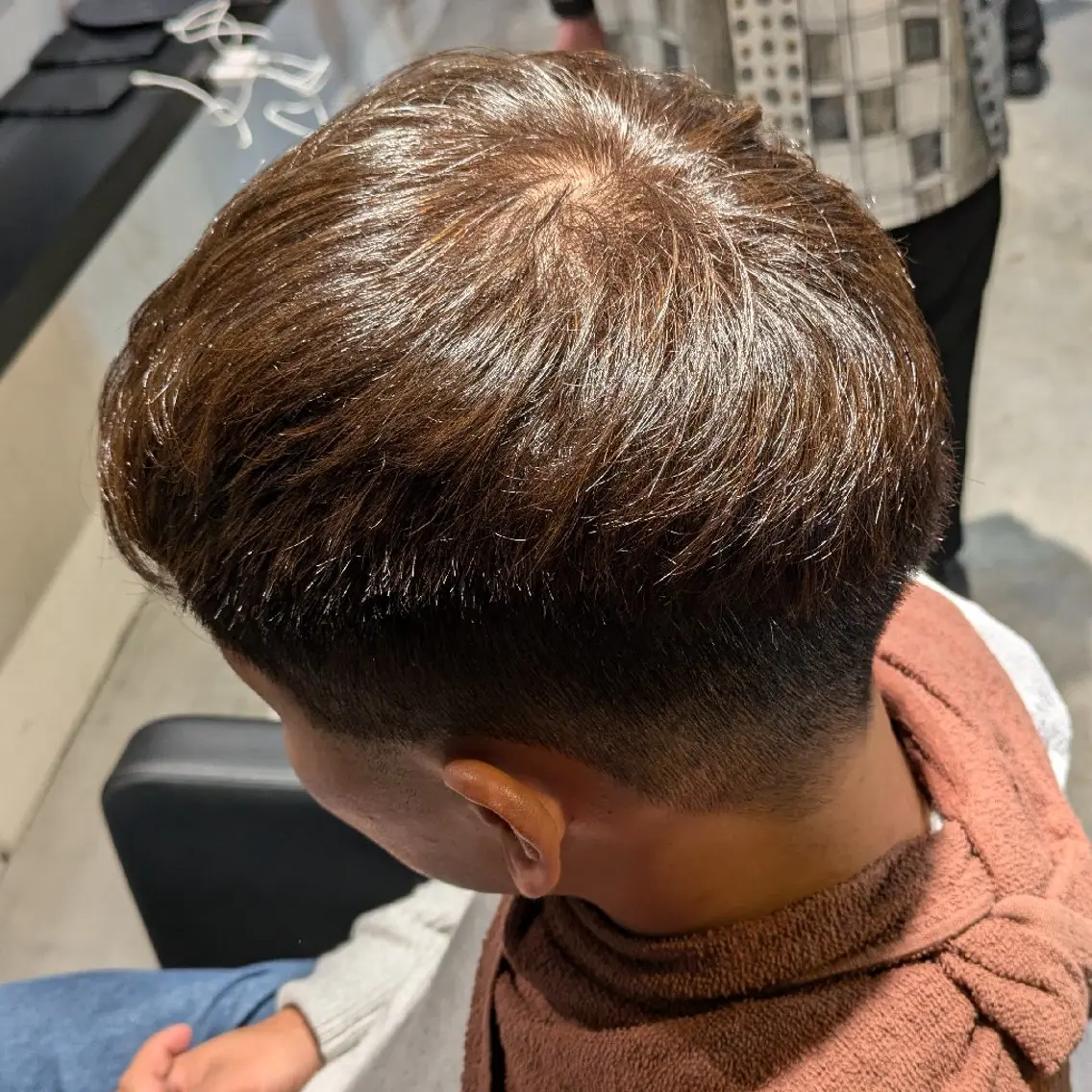 メンズ カラー アッシュ アッシュブラウン ブラウンカラー 上向井 真志【メンズ美容師】のヘアスタイル