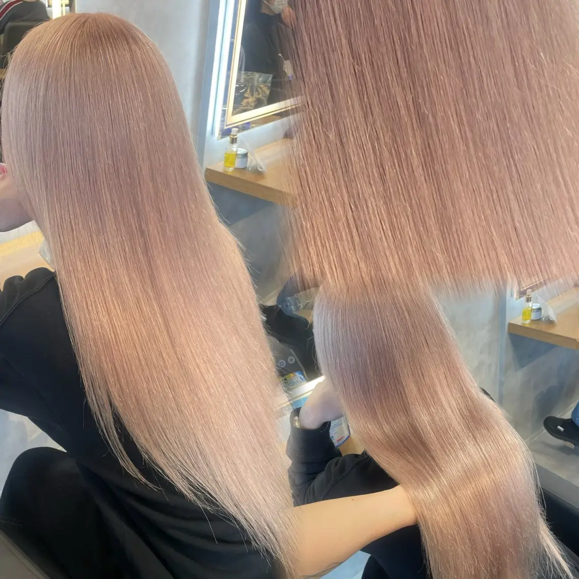 ロング カラー ヘアアレンジ ヘアカラー トリートメント 透明感カラー/推しカ ラー☁️JURAのヘアスタイル