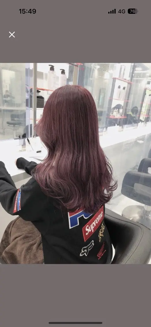 セミロング カラー 似合わせstyle ❤︎misaki❤︎のヘアスタイル