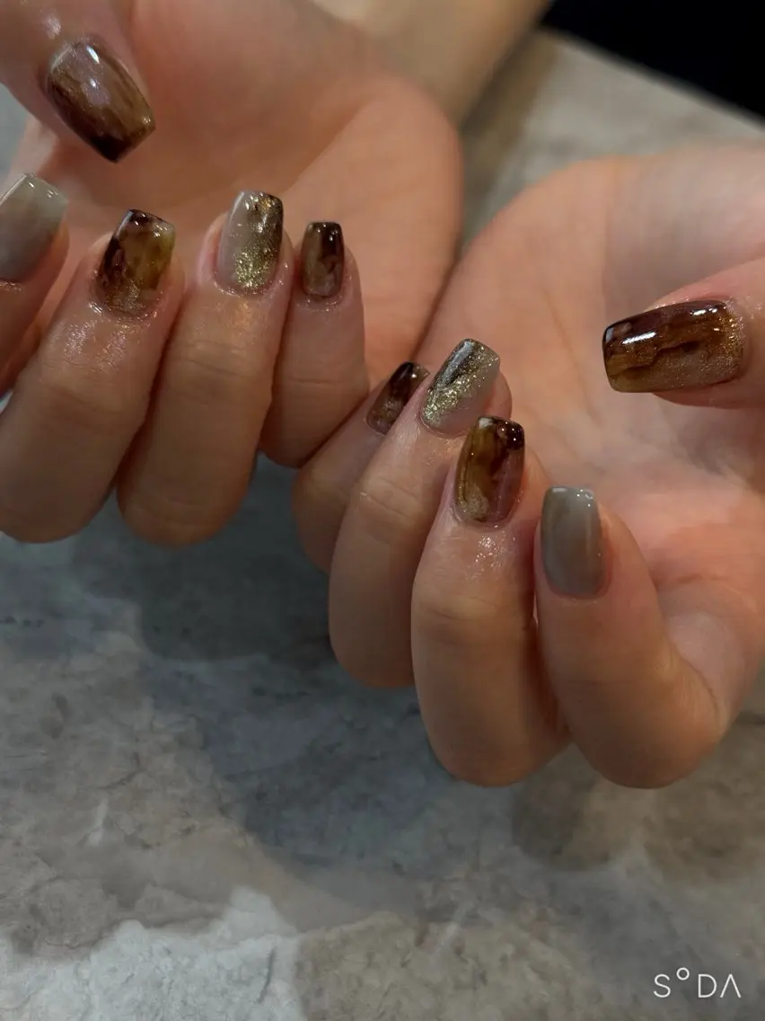 ネイル ニュアンスネイル ハンドネイル Blé nailのネイルデザイン