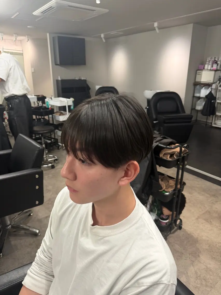 メンズ カット メンズカラー りゅうたのヘアスタイル