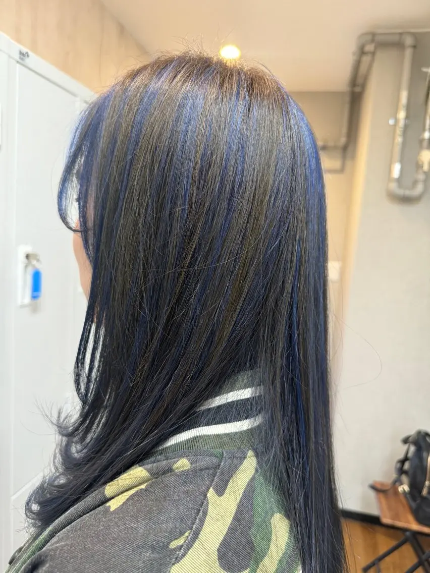 ロング カラー ハイライトカラー ハイライト TELA HAIR 幕張本郷店 澤田のヘアスタイル