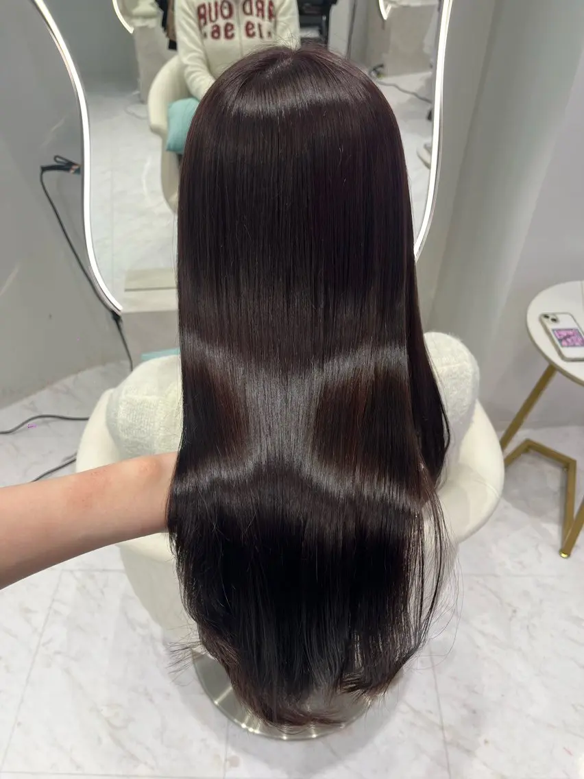 【セミロング・ロング限定🎀】カット+カラー+髪質改善トリートメントの写真