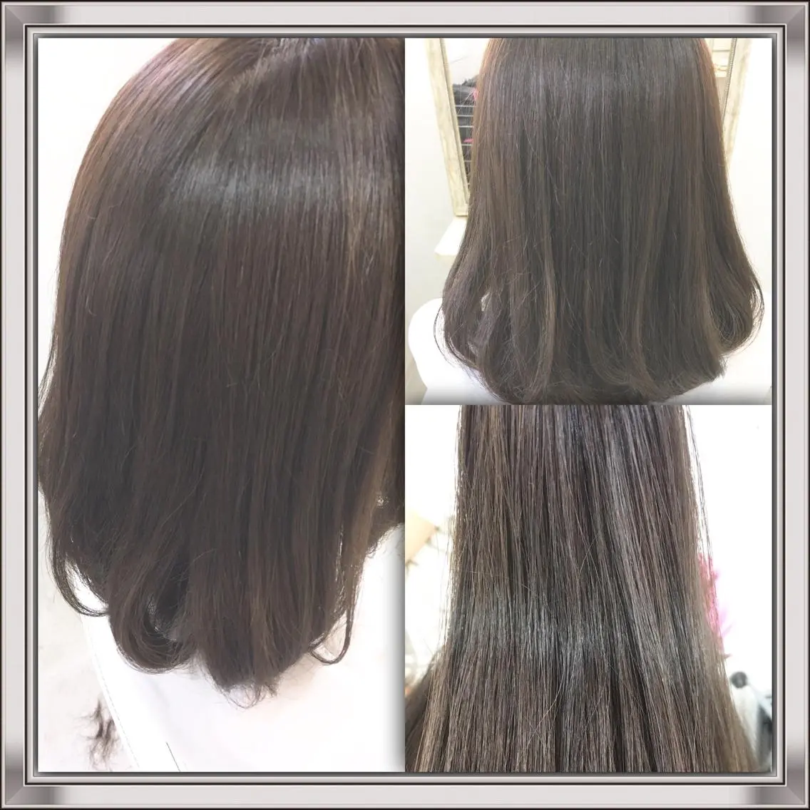 ミディアム セミロング カラー 髪質改善 中川　翔のヘアスタイル