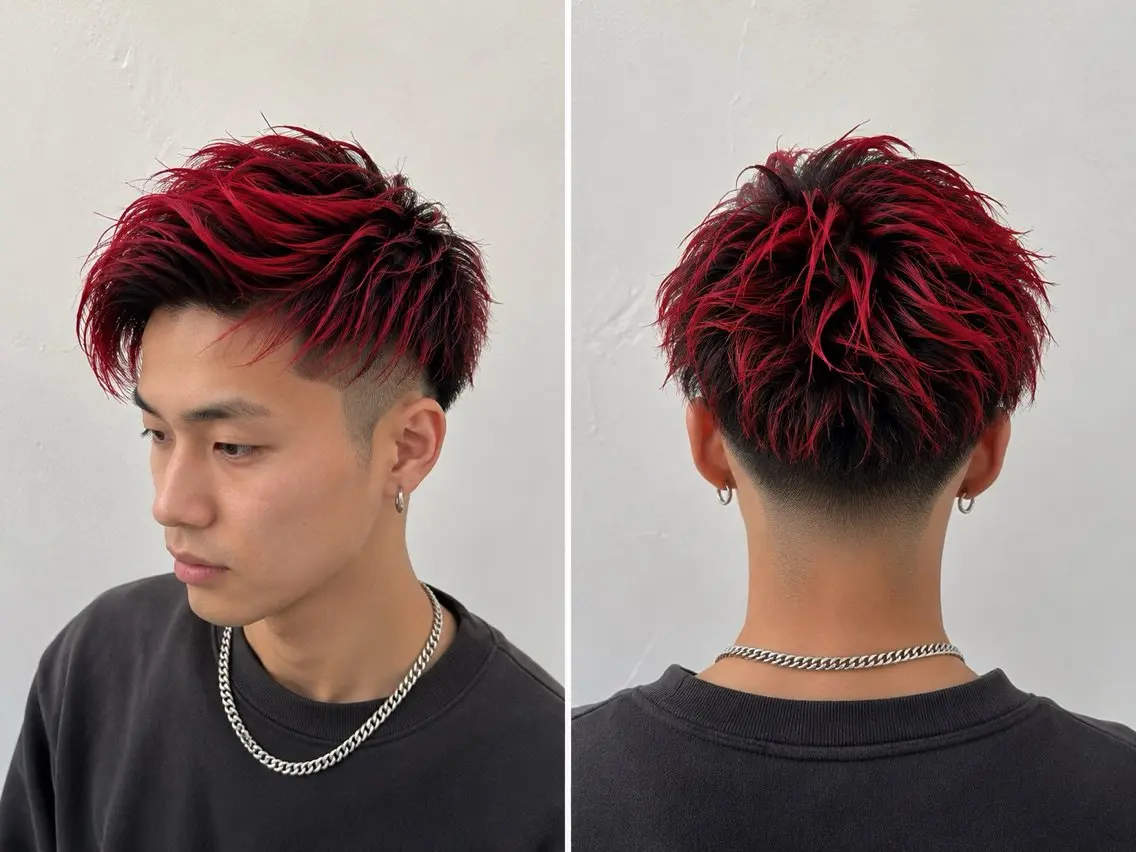 カラー メンズ men's LADIXのヘアスタイル