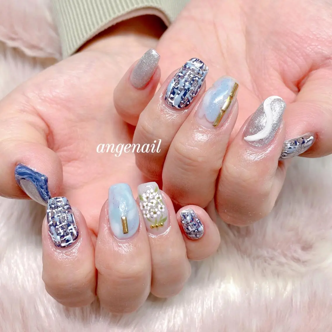 ネイル ハンドネイル オーナーネイリスト MAKIのネイルデザイン