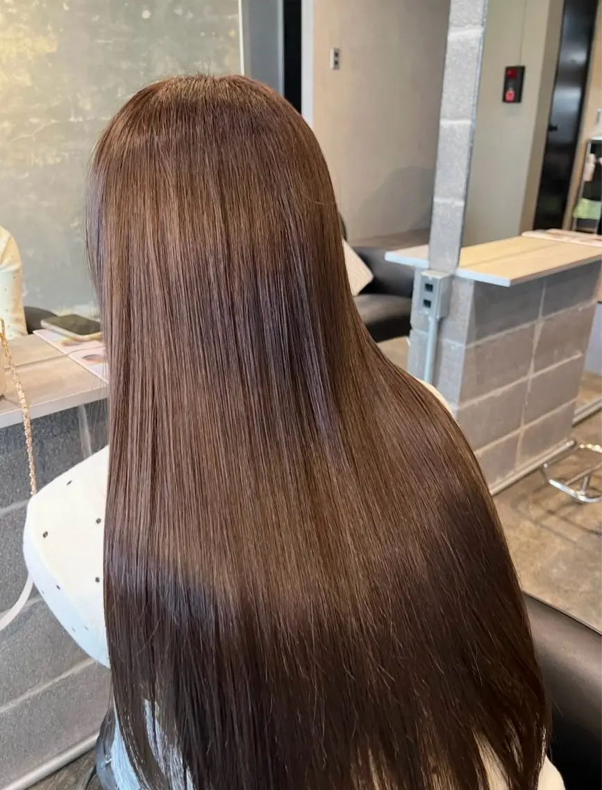 カラー ブラウンカラー ヘアカラー DOMI AOI ✨のヘアスタイル