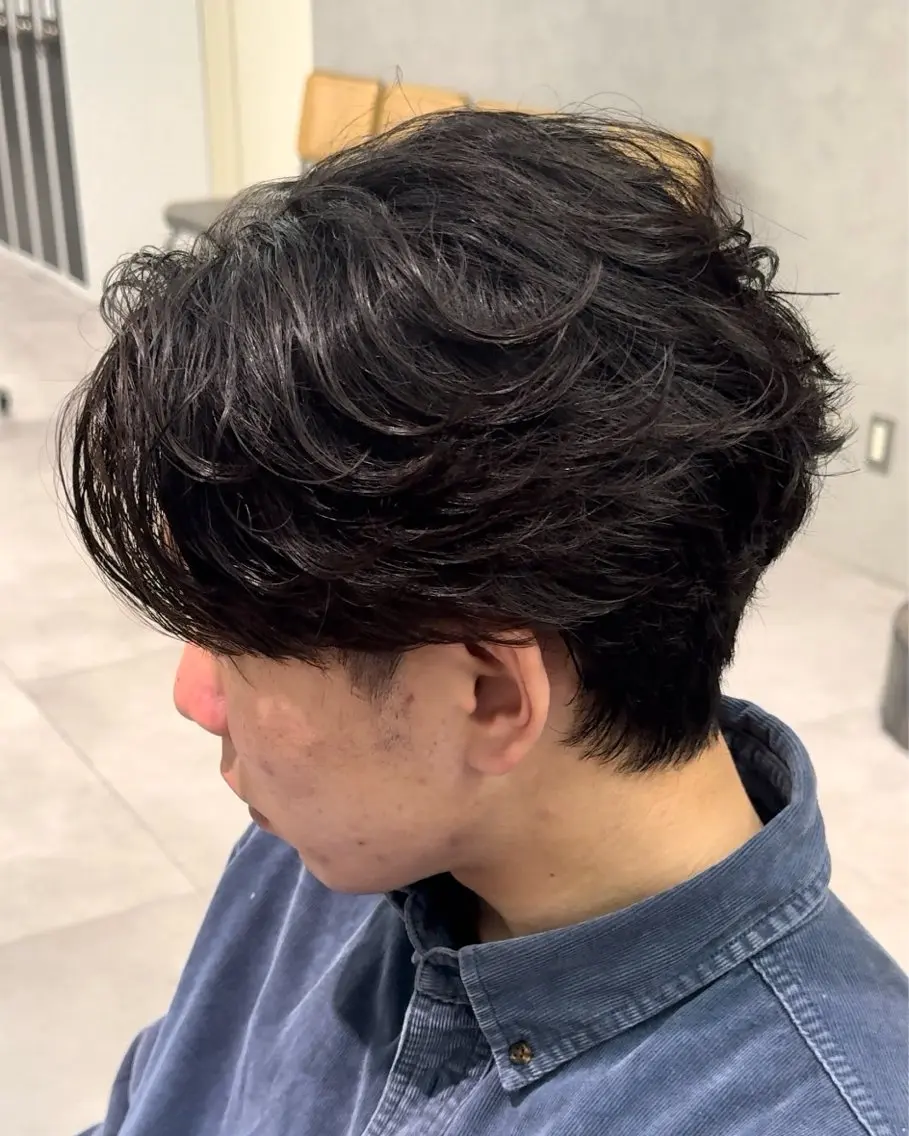 パーマ パーマ カンダ ケイタのヘアスタイル