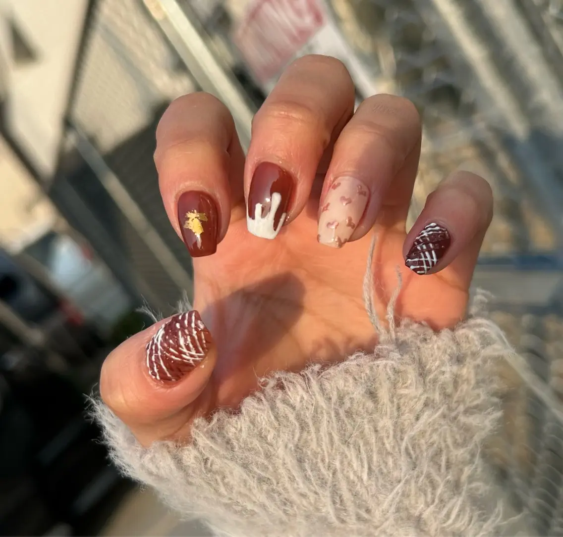 ネイル バレンタイン 頑張る女性の味方✴︎ M.i nail ♡のネイルデザイン
