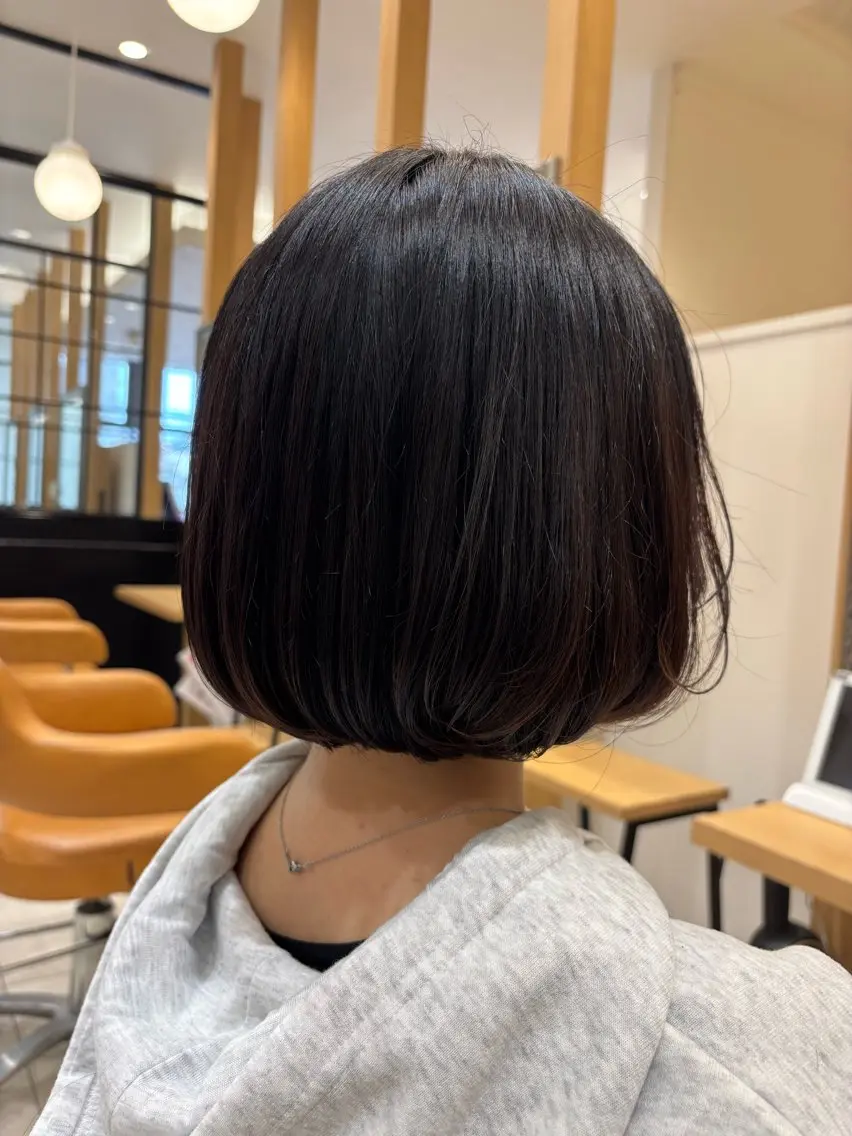 ミディアム ボブ かわにし ゆきのヘアスタイル