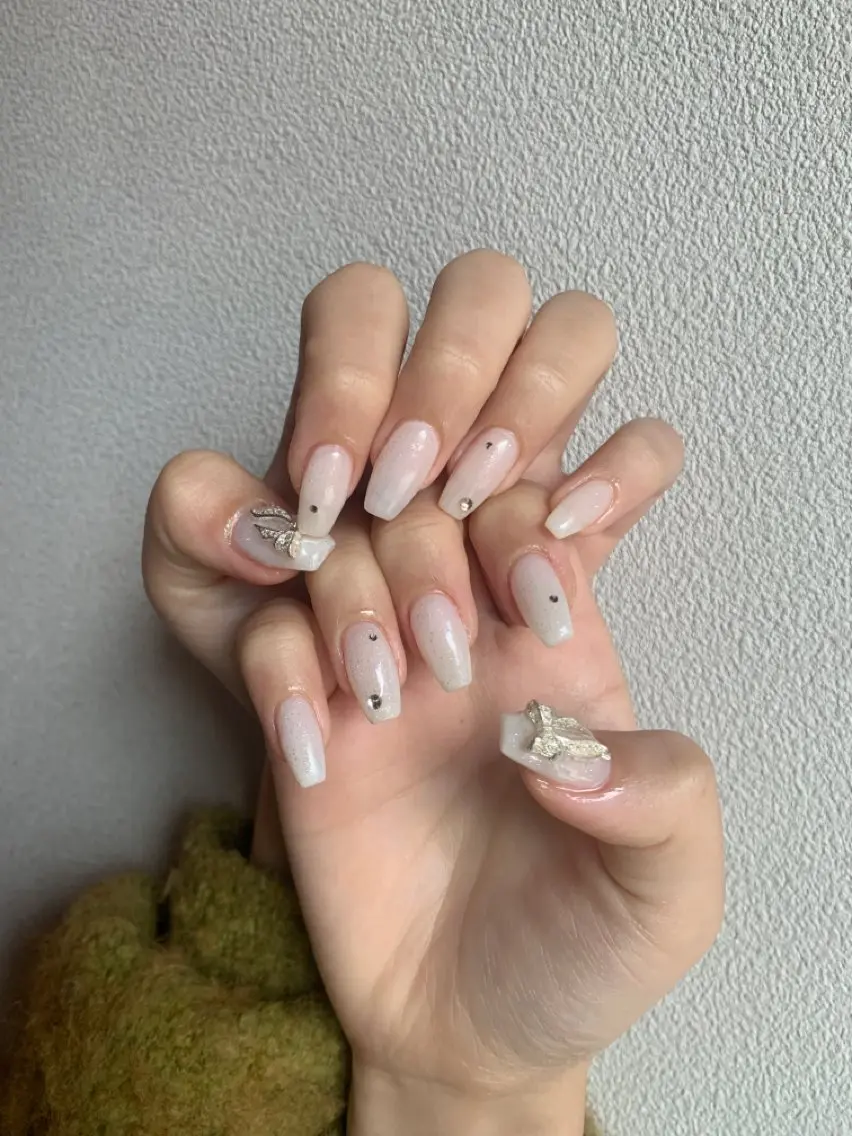 ネイル 持ち込み スカルプネイル ワンホンネイル happiness nailのネイルデザイン