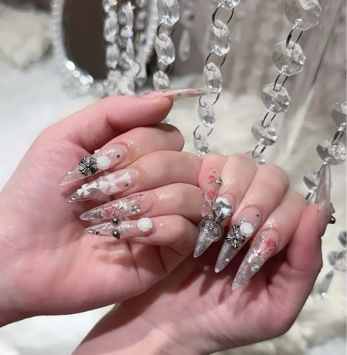 ネイル ジェルネイル 韓国ネイル 持ち込み シンプルネイル ワンホンネイル ハンドネイル 🎀Aura. Yurachanのネイルデザイン