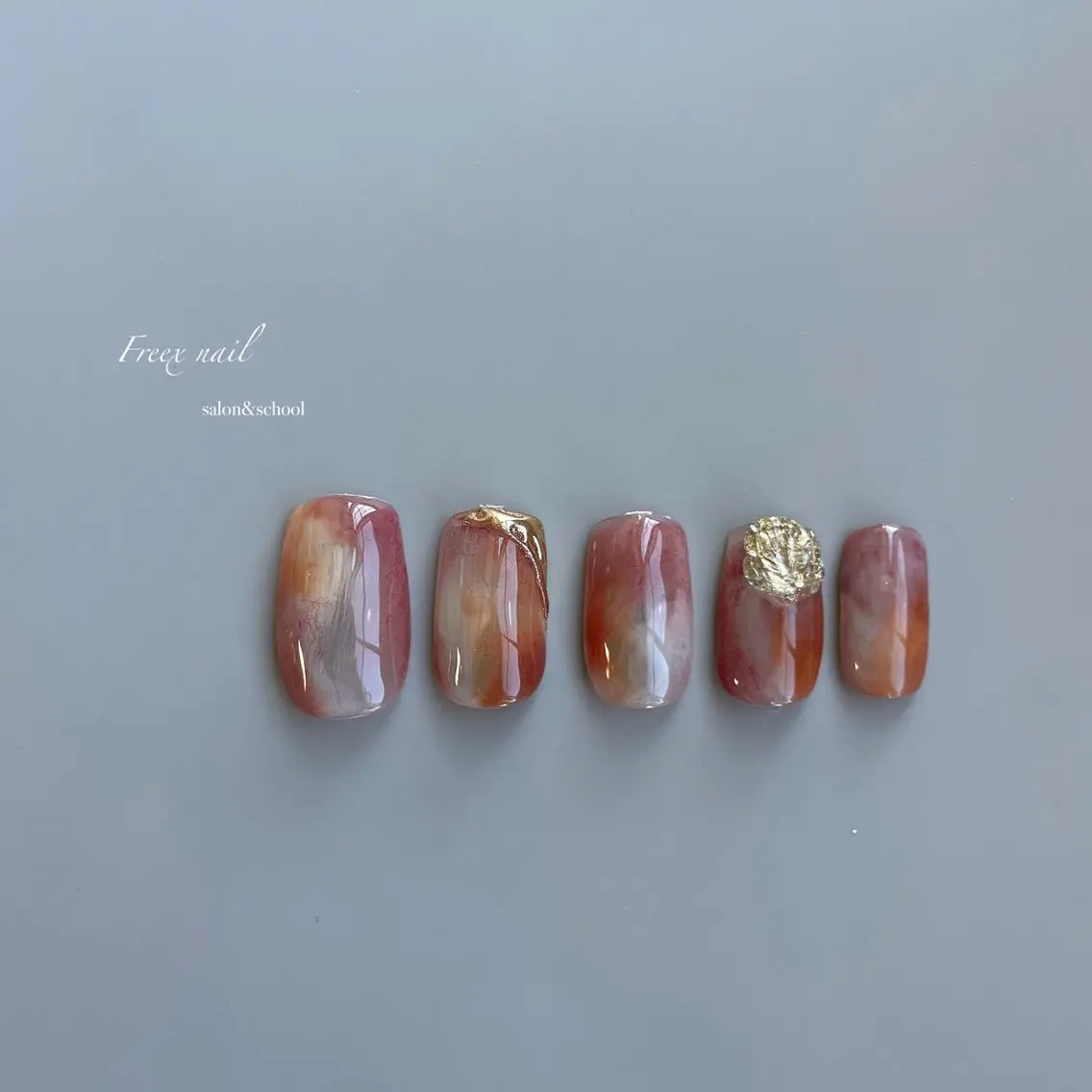 ネイル ハンドネイル ハンドケア freex nail /ニュアンス/個性派のネイルデザイン